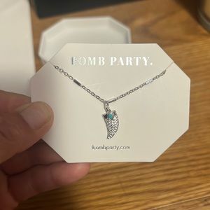 Bomb party necklace!